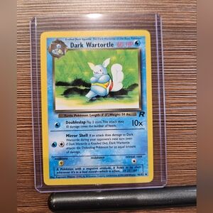 Pokemon Dark Wartortle 46/82 Rocket Card